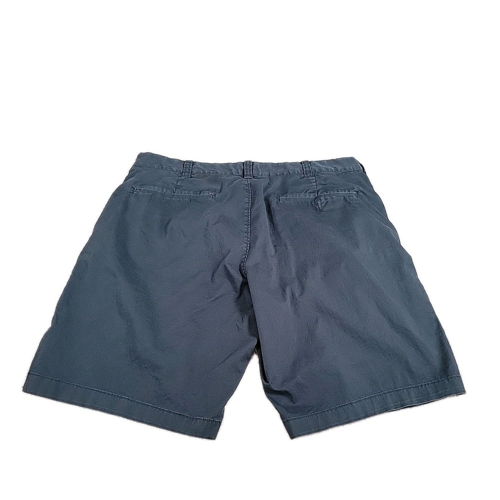 J. CREW Stretch Chino Shorts Mens Size Waist 35 x Inseam 9 Blue Cotton‎ Casual - Picture 2 of 7